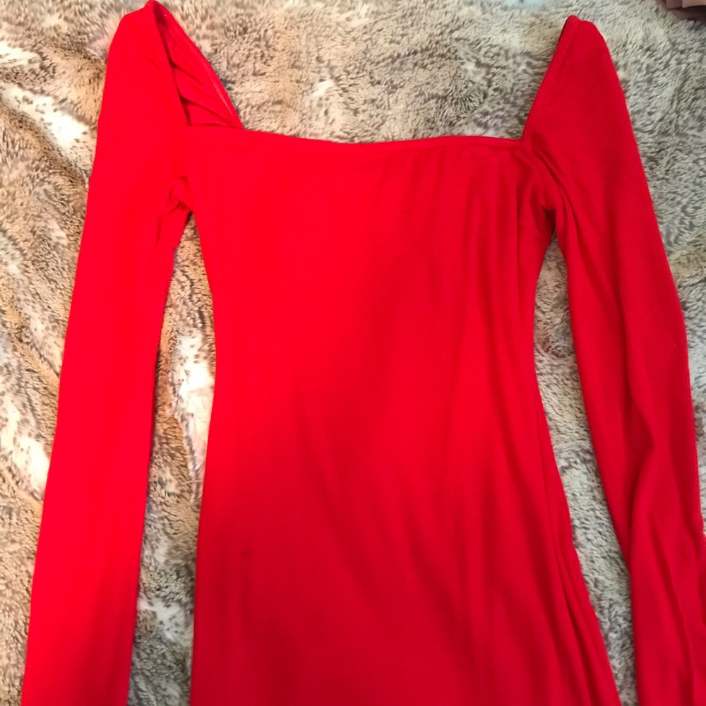 Tobi long sleeve mini dress